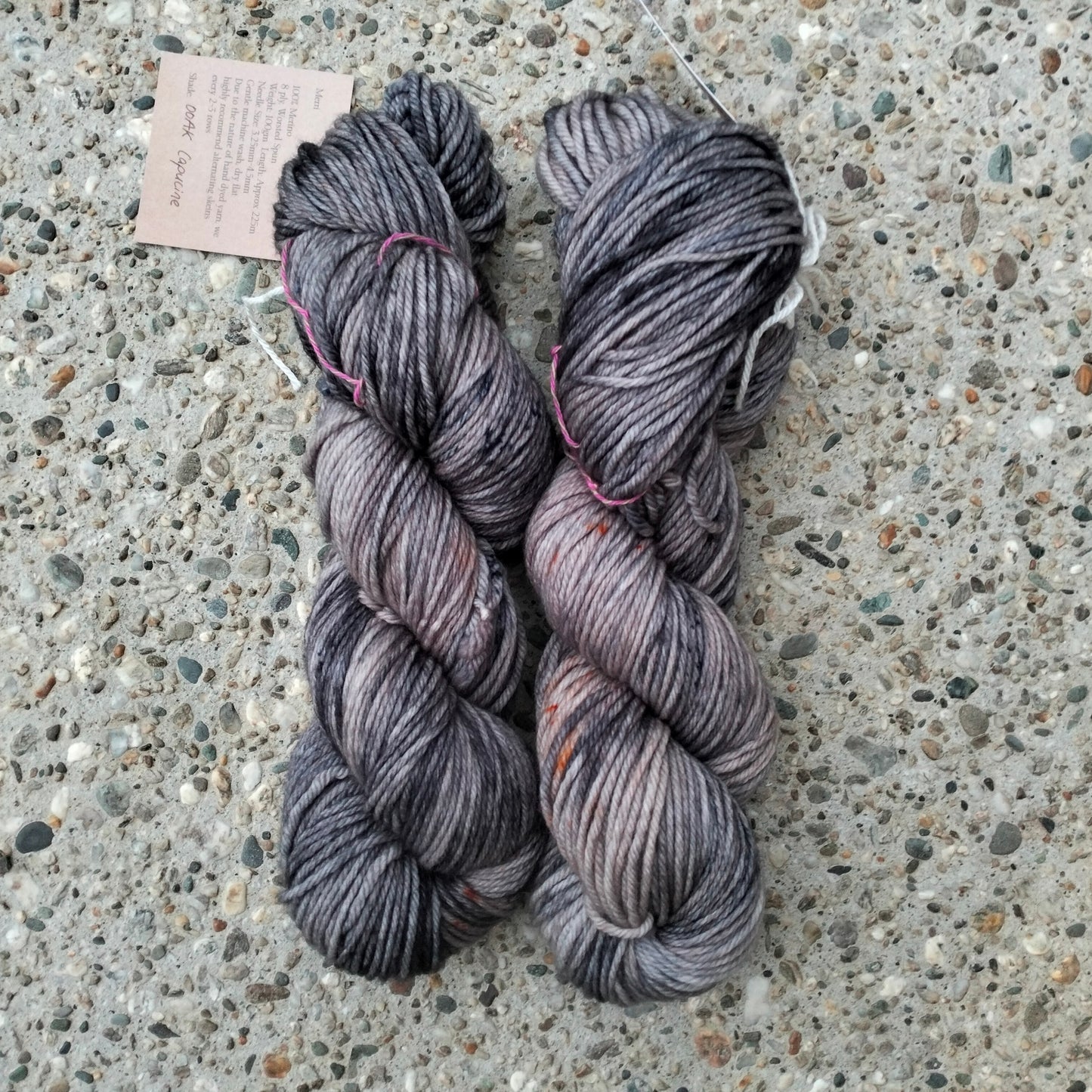 Merri 8 ply Merino // OOAK Capucine