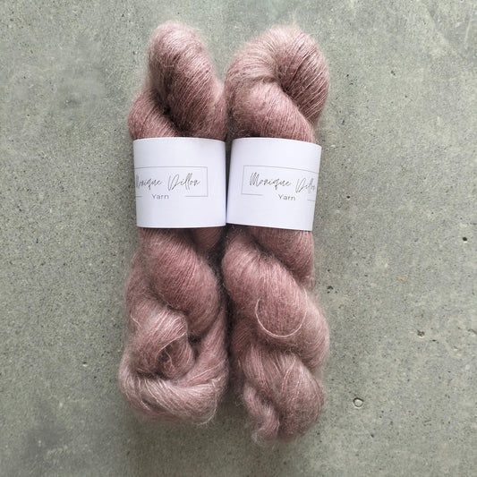 Kiddo 2 ply Mohair Silk // Mauve Mist