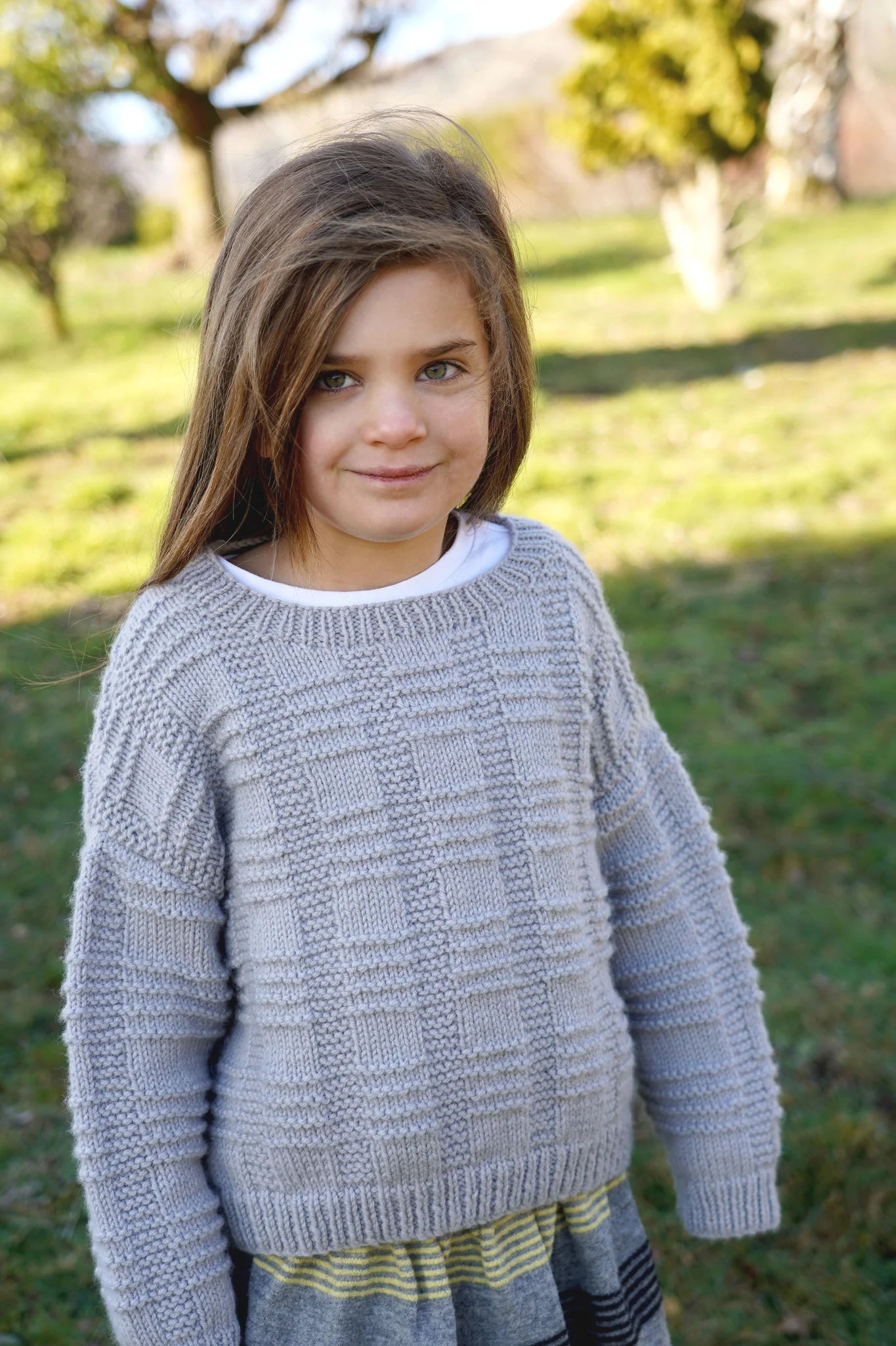 Silver Sweater Knit Pattern