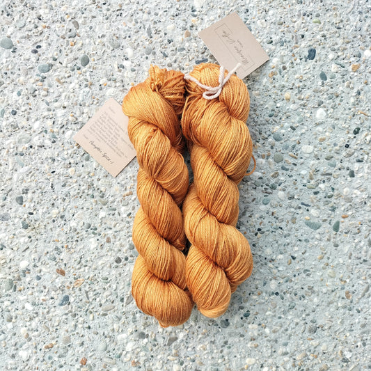 Stratus 4 ply Silk Merino // Pumpkin Spice