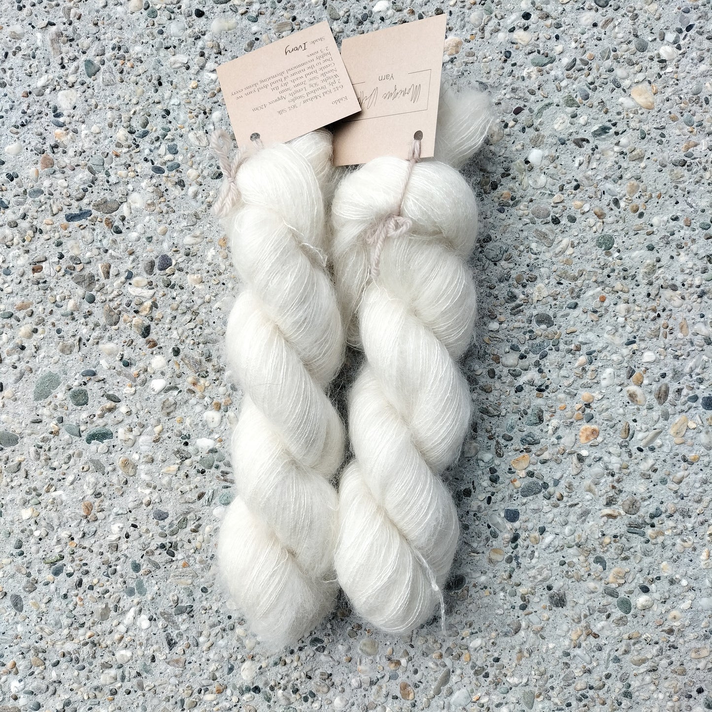 Kiddo 2 ply Mohair Silk // Ivory