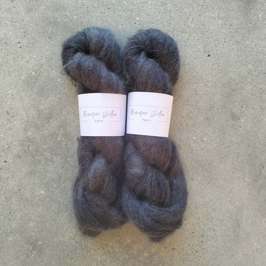 Kiddo 2 ply Mohair Silk // Gunmetal