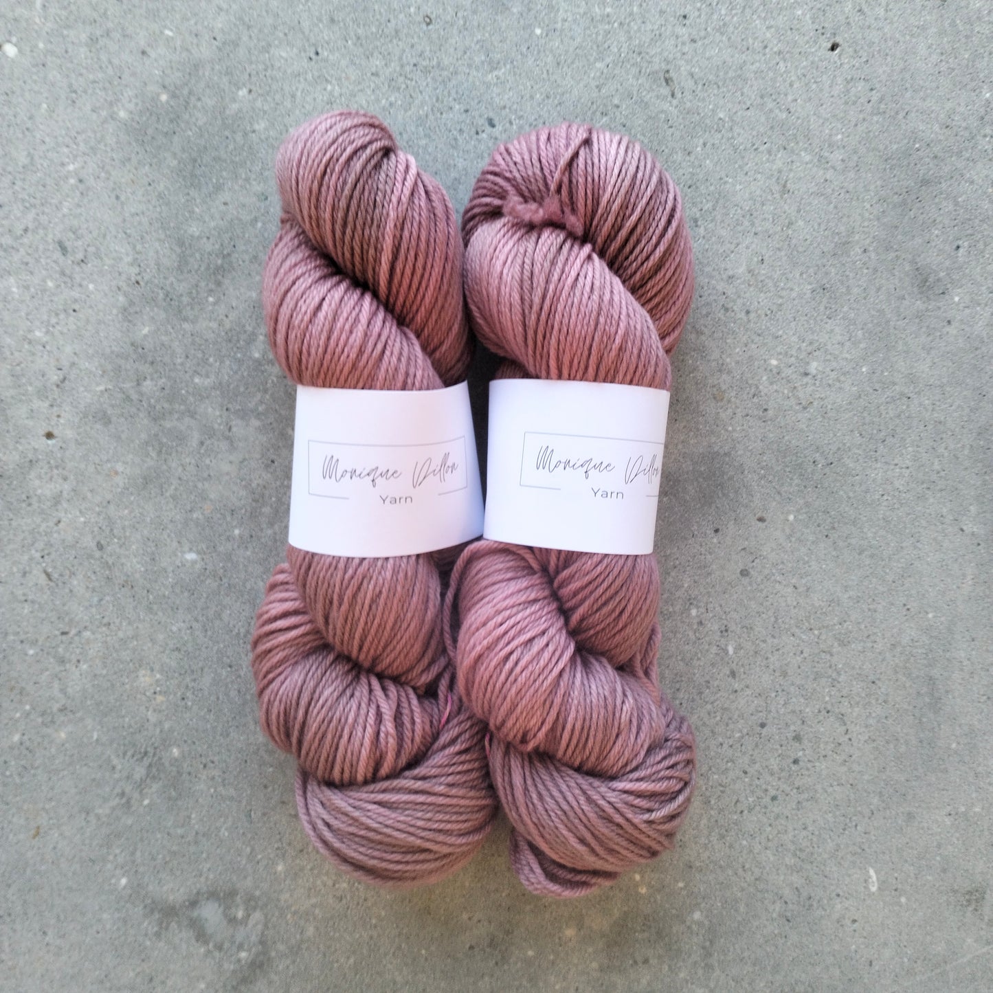Merri 8 ply Merino // Mauve Mist