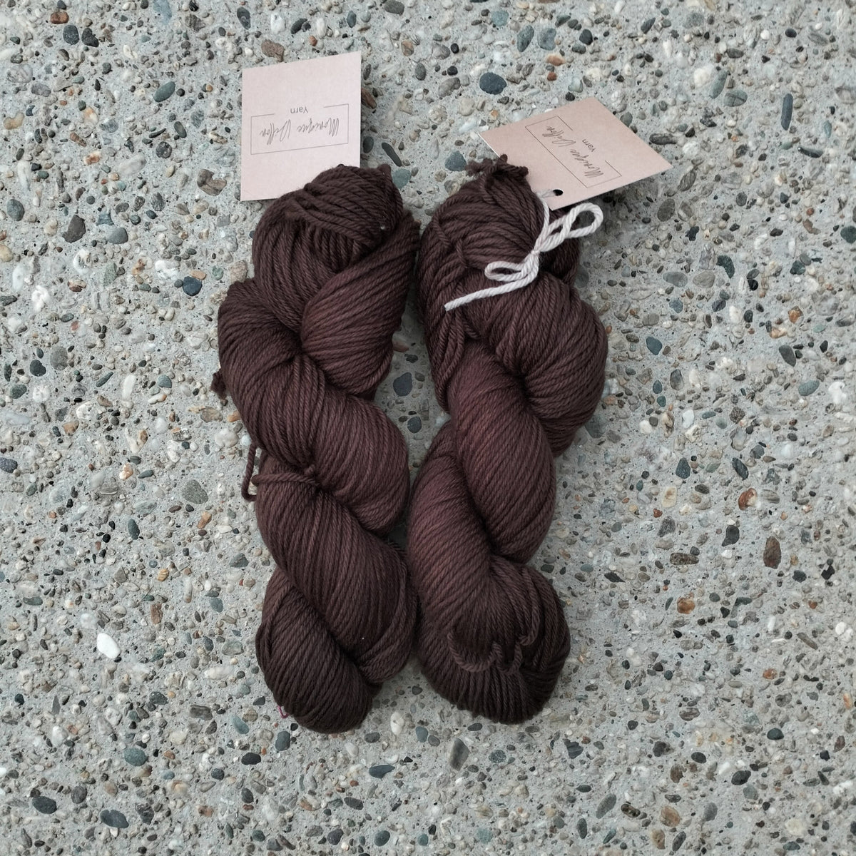 Merino Choco Merri 8 ply Merino // Chocolate – Monique Dillon Yarn